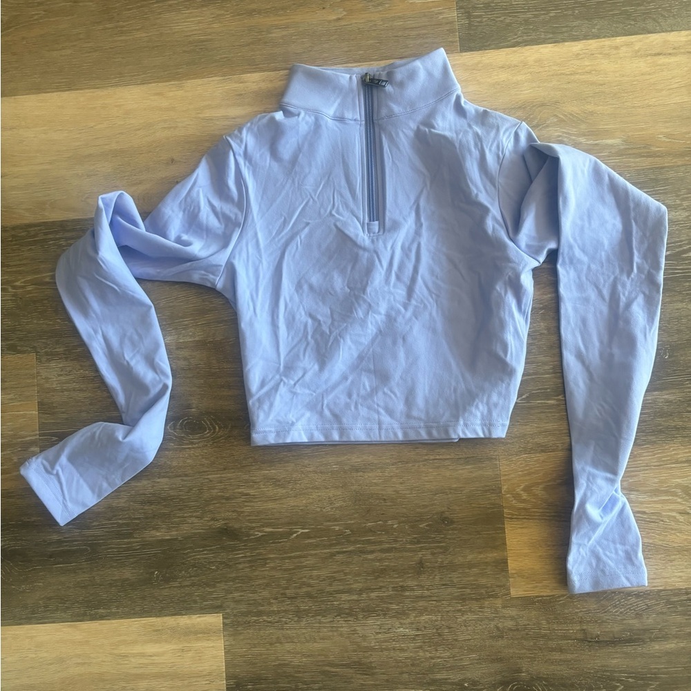 Vitality (Balance Athletica) 1/2 zip crop top